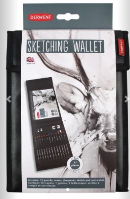 ART SET DERWENT SKETCHING WALLET